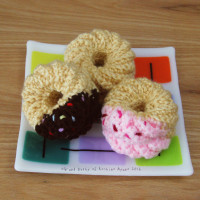Amigurumi Dipped French Crullers  ディップしたフレンチクルーラーのあみぐるみ
